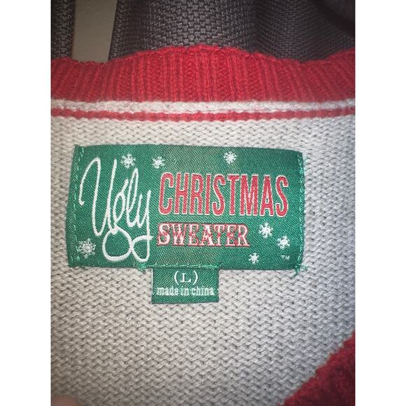 Ugly Christmas Sweater Xmas Size Large - Picture 2 of 3